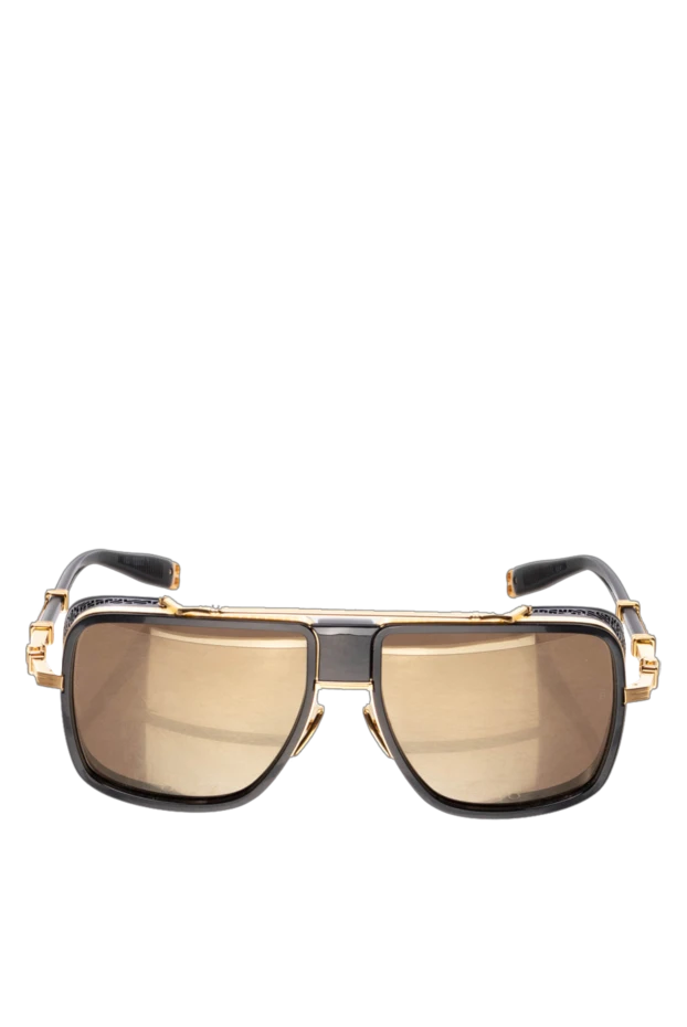 Balmain мужские очки солнцезащитные из металла и пластика черные мужские купить с ценами и фото 174925 - фото 1