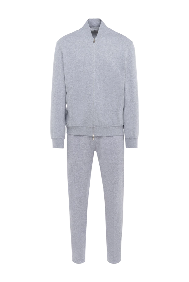 Brunello Cucinelli sports suit for men made of cotton and polyamide gray 174932 - photo 1