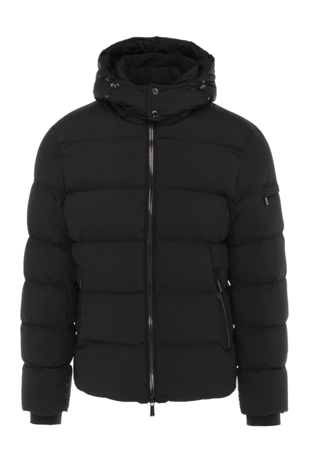 Moorer man black polyester down jacket for men 174947 - photo 1