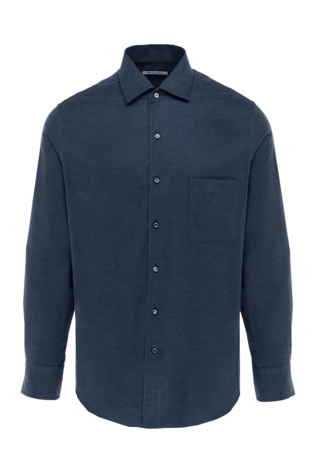 Loro Piana чоловічі рубашка чоловіча з бавовни синя купити фото з цінами 174959 - фото 1