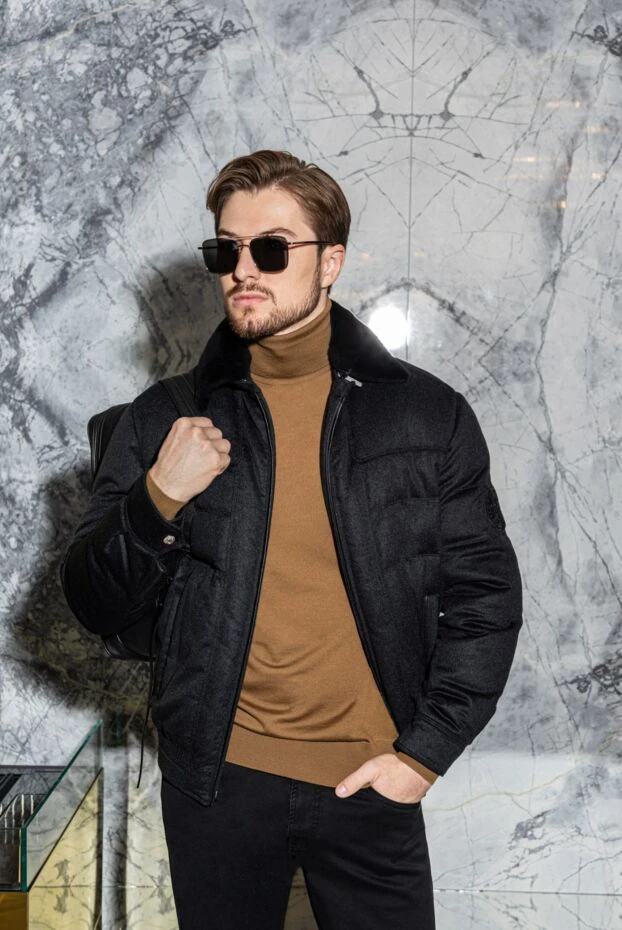 Loro Piana cashmere and wool men's golf brown 174961 - photo 2