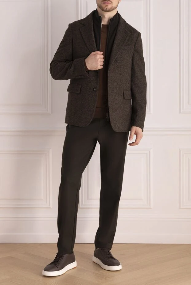 Loro Piana мужские пиджак коричневый мужской купить с ценами и фото 174965 - фото 2