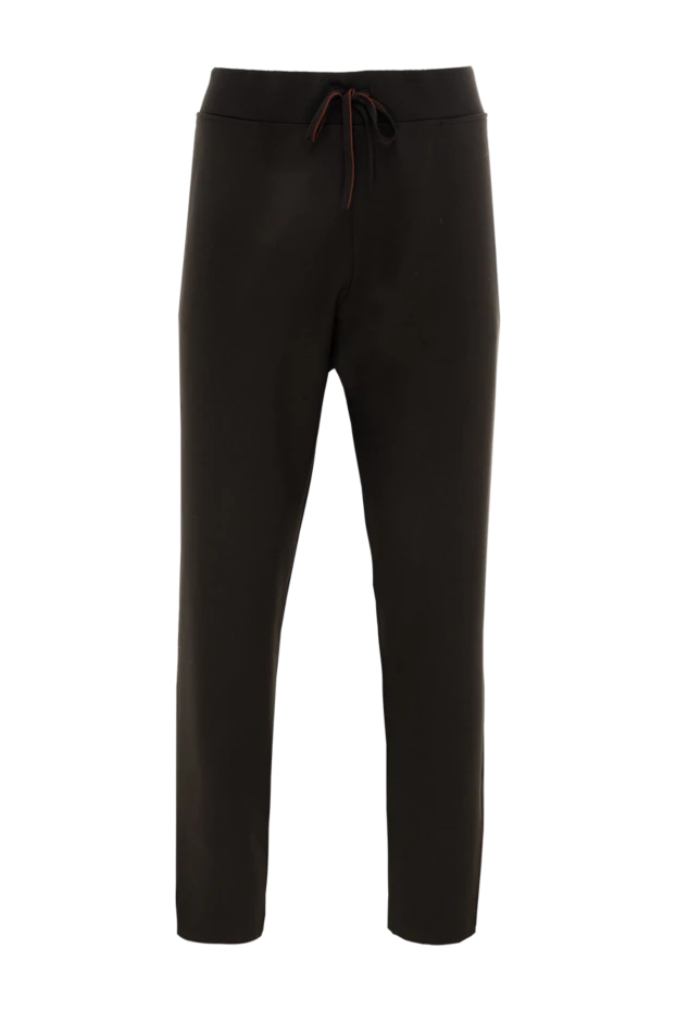 Loro Piana мужские брюки из хлопка и эластана зеленые мужские купить с ценами и фото 174968 - фото 1
