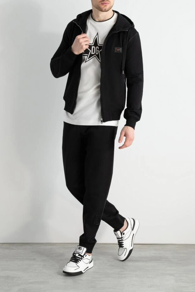 Dolce & Gabbana sports sweatshirt made of cotton black for men 174976 - photo 2