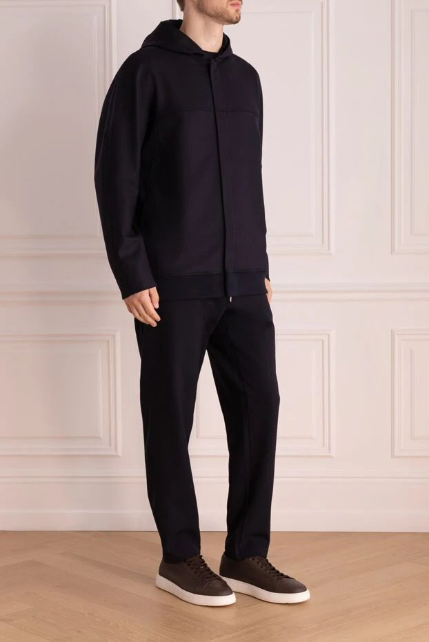 Loro Piana walking suit made of cotton for men black 174979 - photo 3