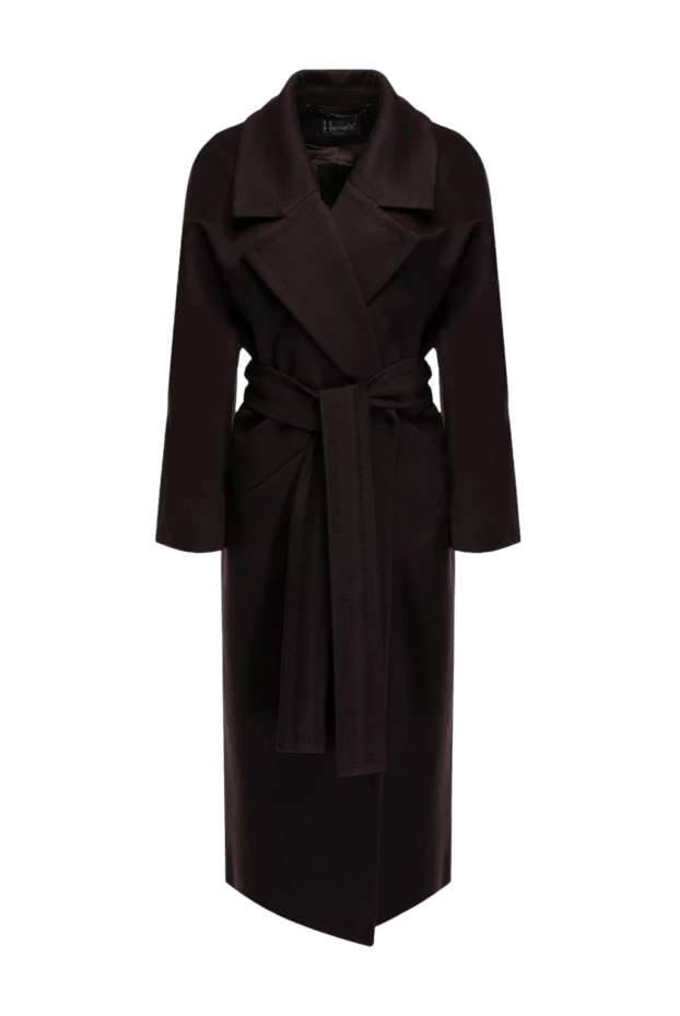 Heresis woman brown woolen coat for women 174980 - photo 1