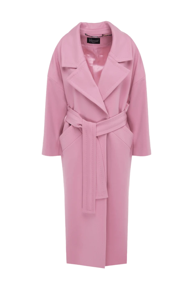 Heresis pink wool coat for women 174982 - photo 1