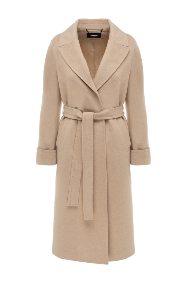 Heresis woman women's beige cashmere coat 174984 - photo 1