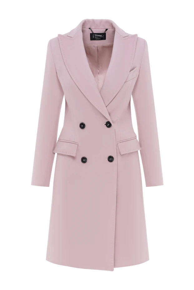 Heresis pink wool coat for women 174985 - photo 1