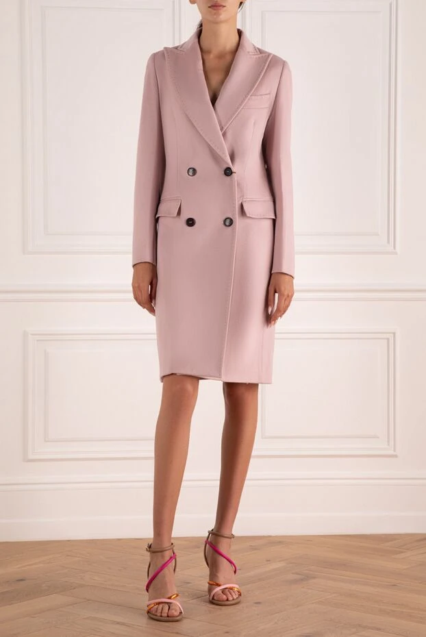 Heresis жіночі пальто з вовни рожеве жіноче купити фото з цінами 174985 - фото 2