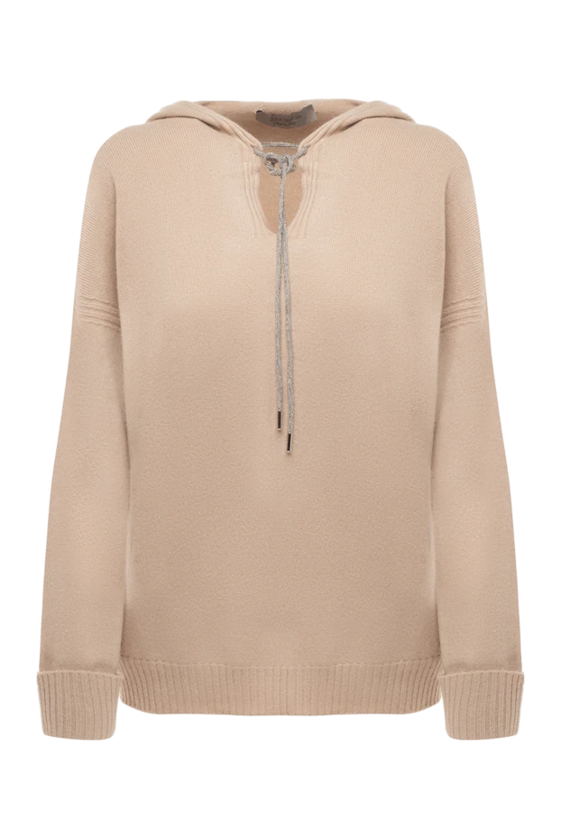 D.Exterior woman beige hoodie for women 175013 - photo 1