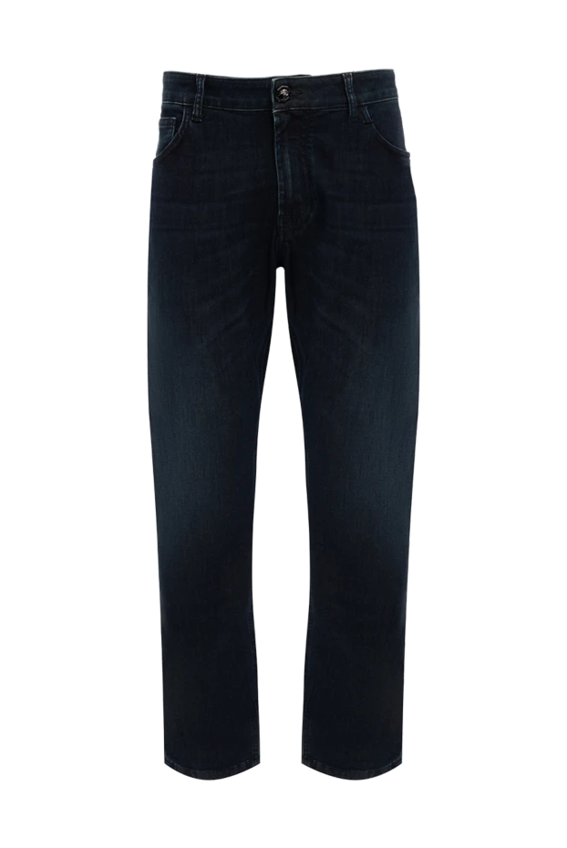 Stefano Ricci джинсы синие из хлопка и эластана мужские 175056 - фото 1