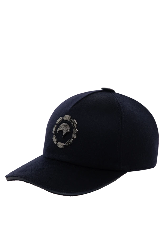 Stefano Ricci blue cashmere cap for men 175068 - photo 3