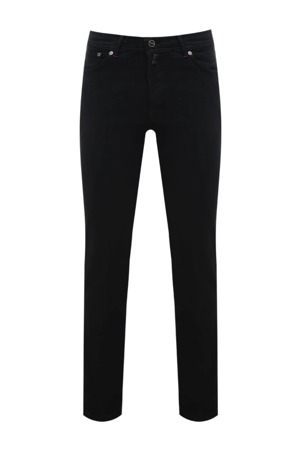 Kiton black cotton and elastane jeans for men 175072 - photo 1