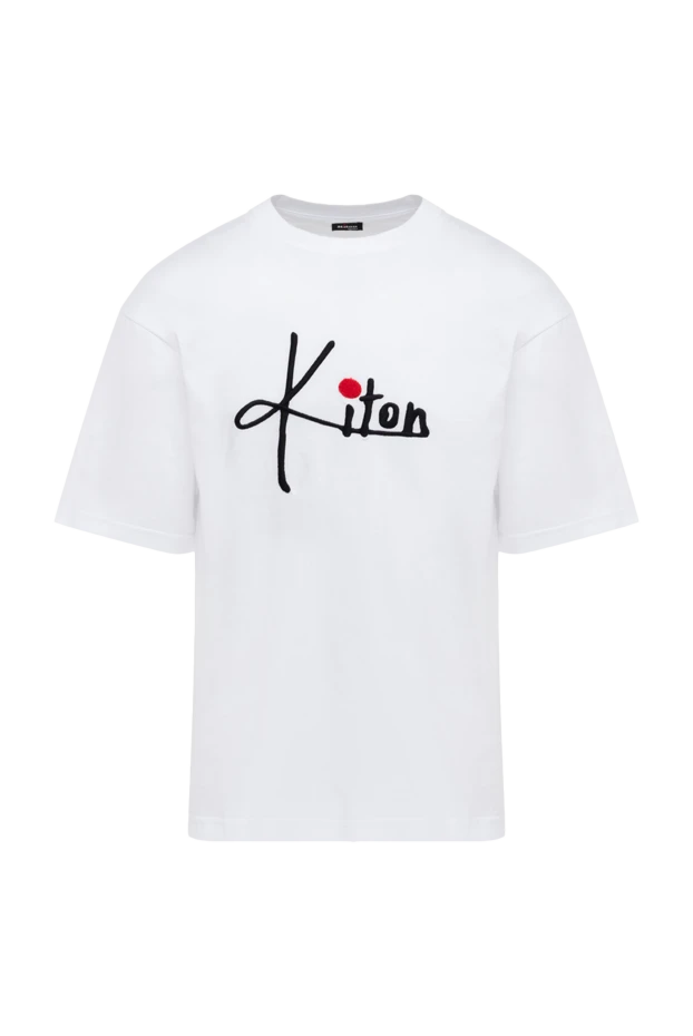 Kiton white cotton t-shirt for men 175073 - photo 1