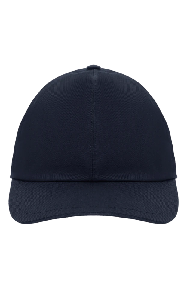 Cesare di Napoli man blue cotton cap for men buy with prices and photos 175082 - photo 1