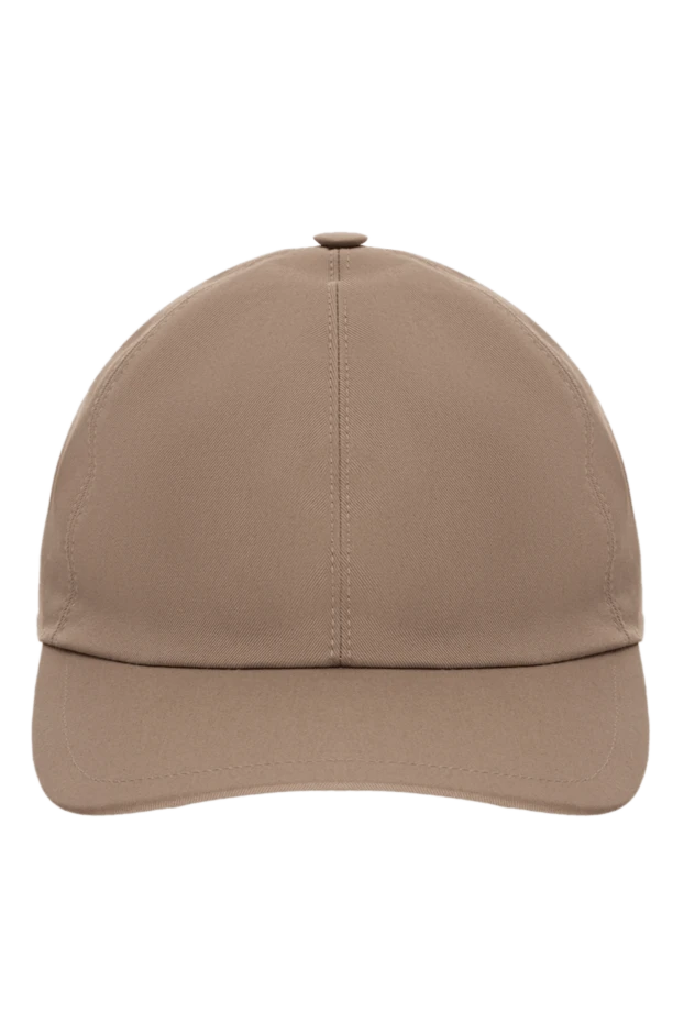 Cesare di Napoli man beige cotton cap for men buy with prices and photos 175083 - photo 1