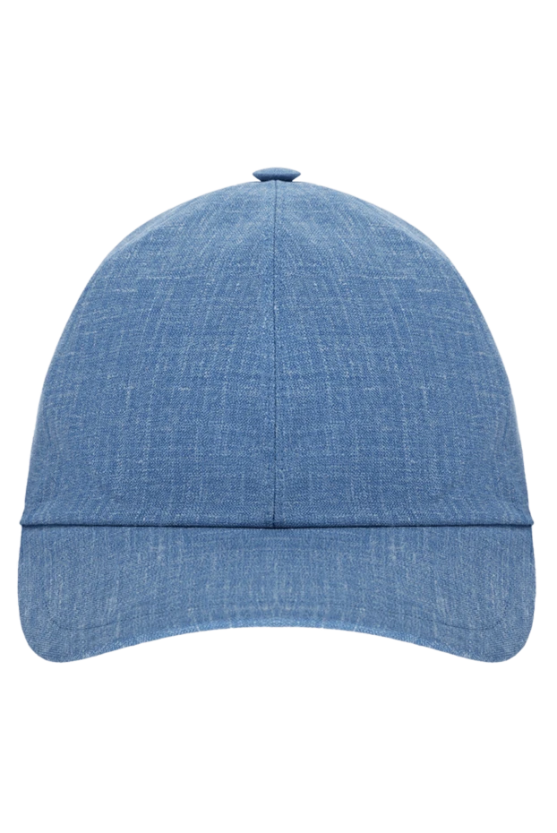 Cesare di Napoli man blue cotton cap for men buy with prices and photos 175085 - photo 1