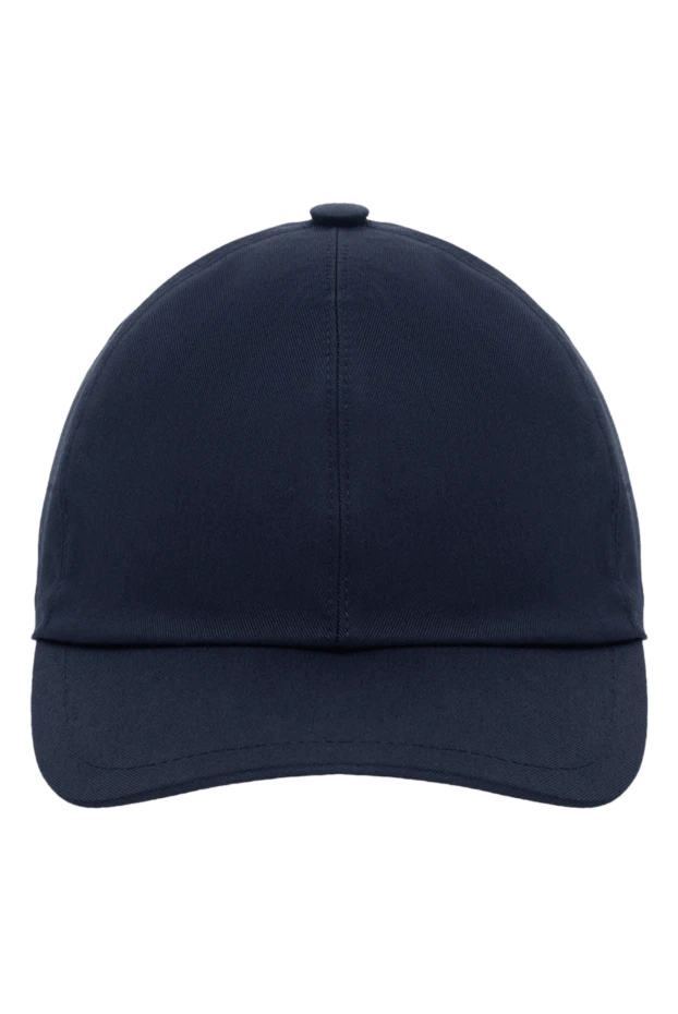 Cesare di Napoli blue cotton cap for men 175095 - photo 1