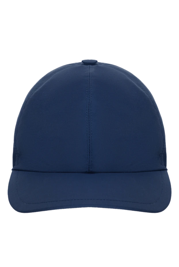 Cesare di Napoli blue wool and polyamide cap for men 175097 - photo 1