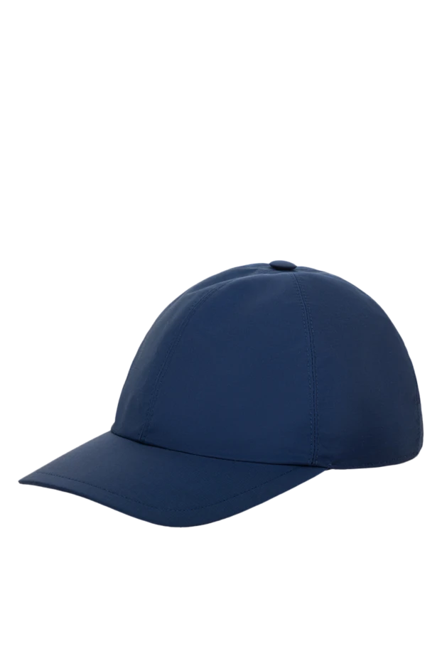 Cesare di Napoli man blue wool and polyamide cap for men buy with prices and photos 175097 - photo 2