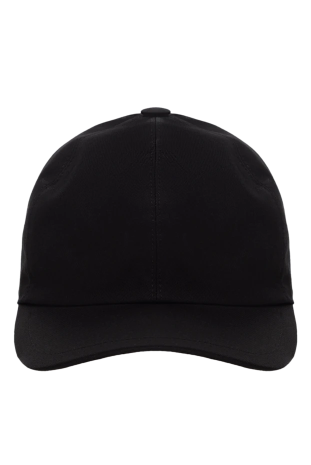 Cesare di Napoli black cotton cap for men 175098 - photo 1