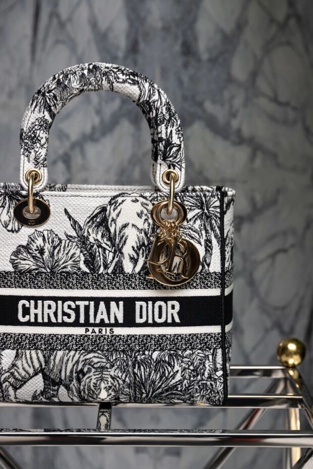 Dior white cotton bag for women 175110 - photo 2