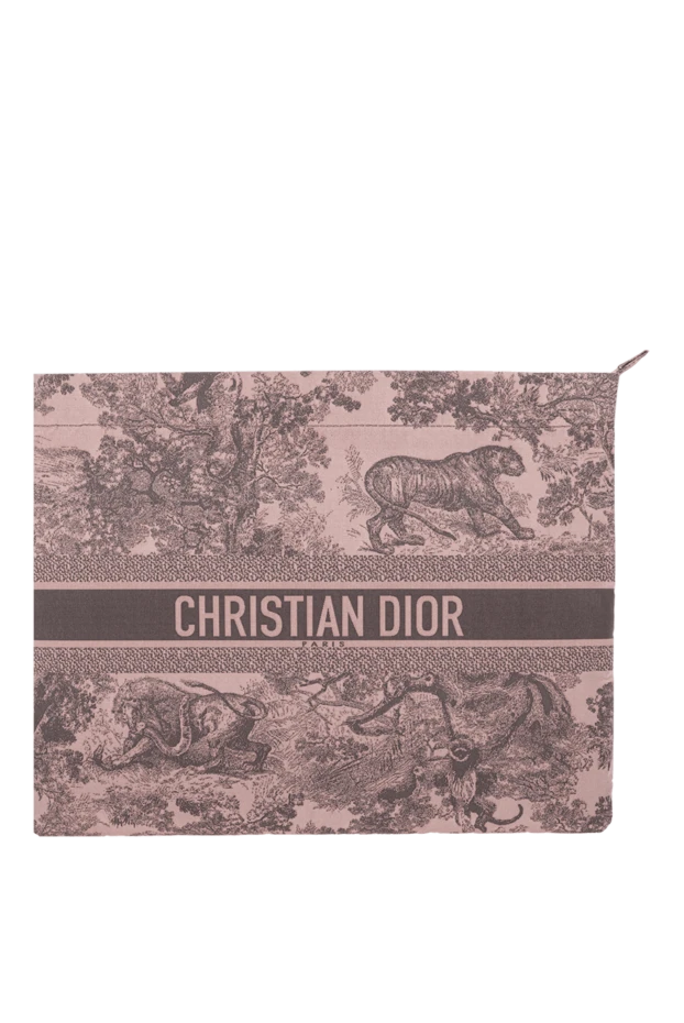 Dior cosmetic bag made of cotton and polyamide pink for women 175112 - photo 1