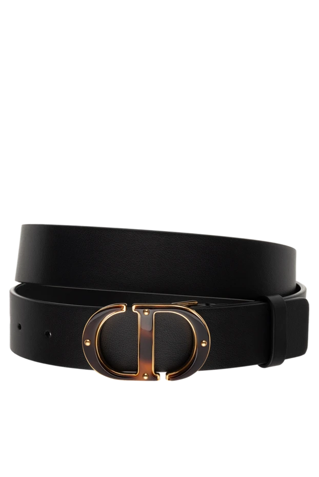 Dior woman black leather belt for women 175116 - photo 1