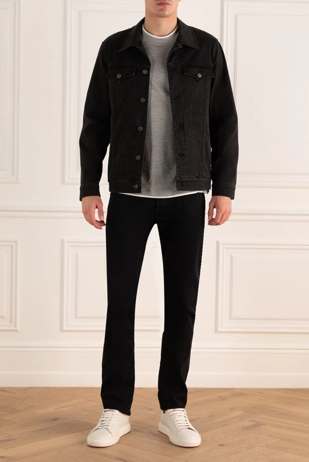 Scissor Scriptor мужские куртка джинсовая из хлопка и полиэстера черная мужская купить с ценами и фото 175131 - фото 2