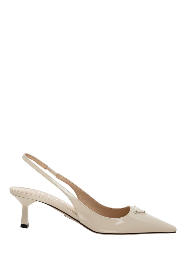 Prada woman beige leather shoes for women buy with prices and photos 175135 - photo 1