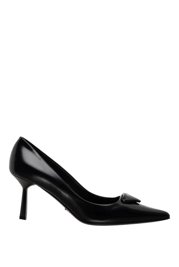Prada женские туфли из кожи черные женские купить с ценами и фото 175137 - фото 1