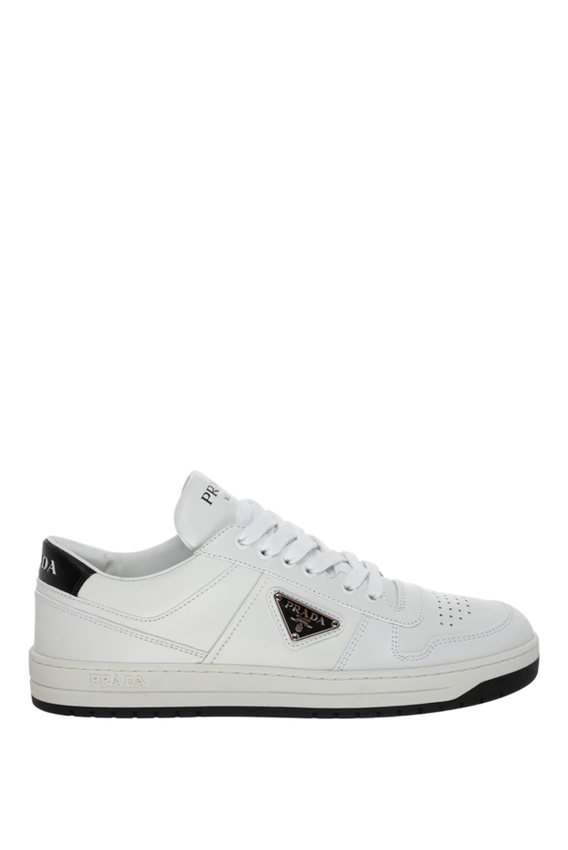 Prada white leather sneakers for women 175143 - photo 1