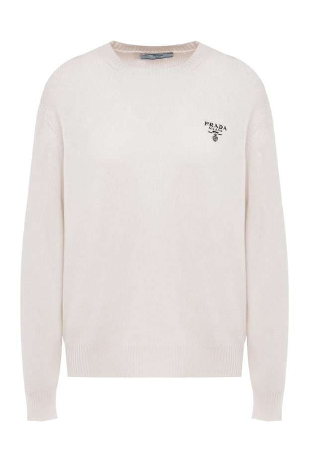 Prada woman white cashmere jumper for women buy with prices and photos 175161 - photo 1