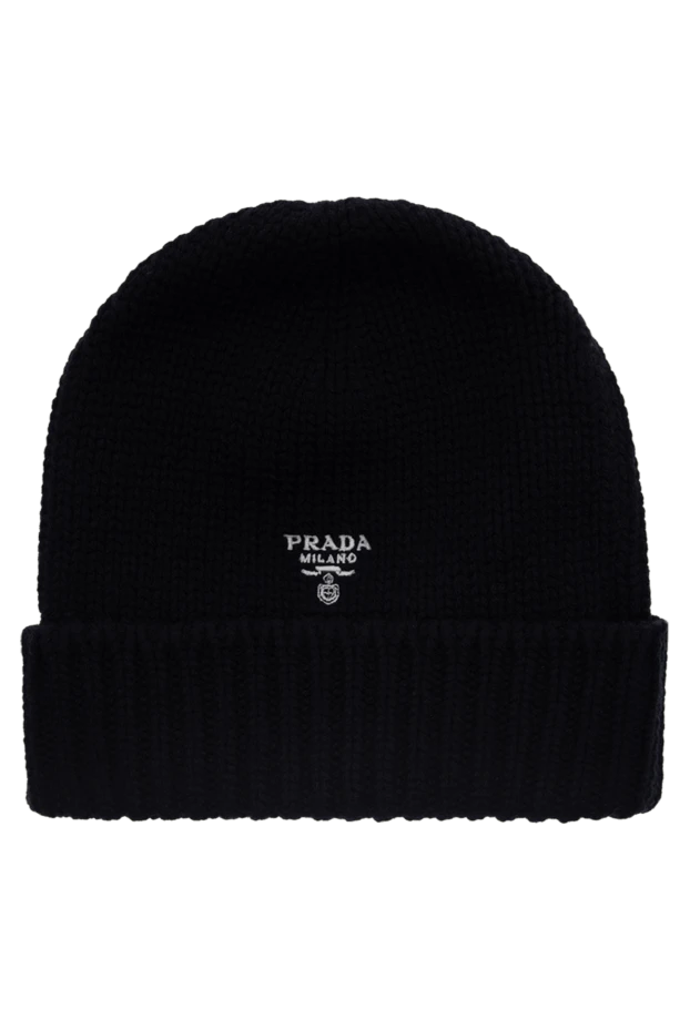 Prada man blue cashmere hat for men 175166 - photo 1