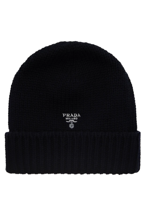 Prada man blue cashmere hat for men 175166 - photo 1