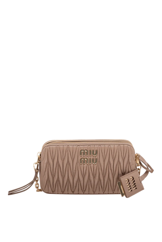 Miu Miu woman beige leather bag for women buy with prices and photos 175174 - photo 1