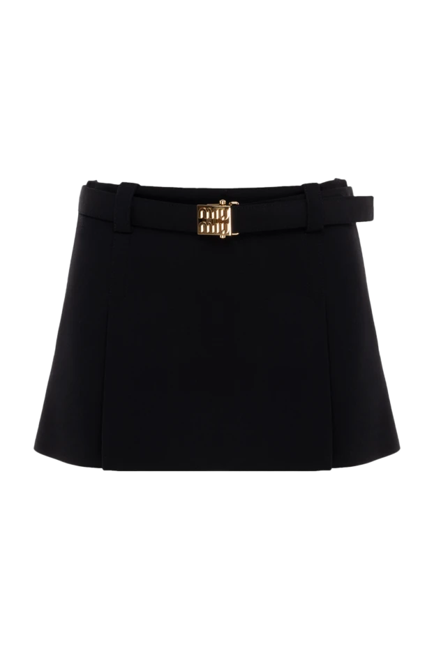 Miu Miu woman black wool skirt for women buy with prices and photos 175183 - photo 1