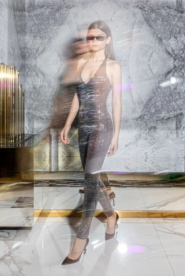 Saint Laurent black leather shoes with a high opyum heel women's 175194 - photo 2