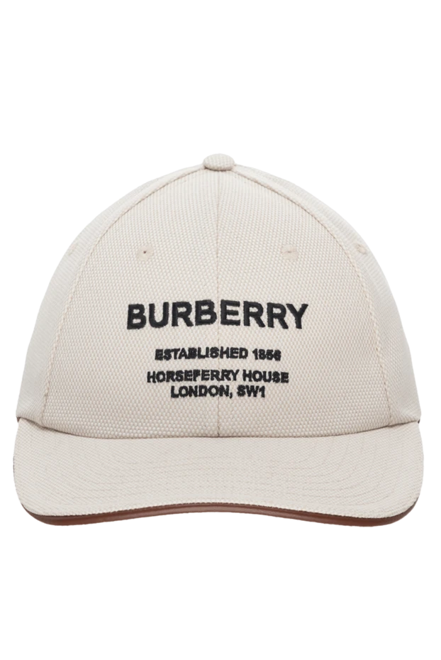 Burberry мужские кепка из хлопка белая женская купить с ценами и фото 175242 - фото 1