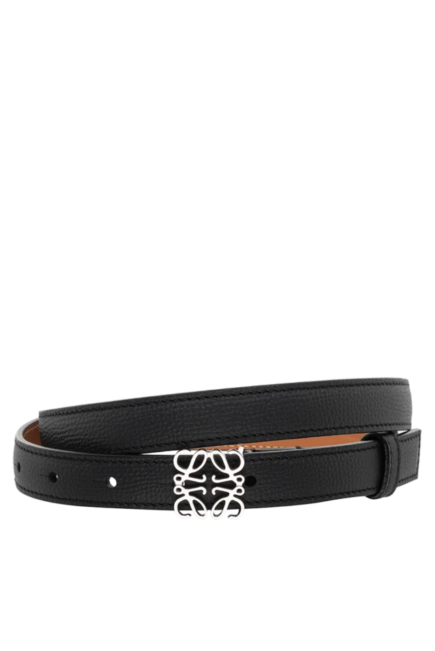 Loewe woman black leather belt for women 175249 - photo 1