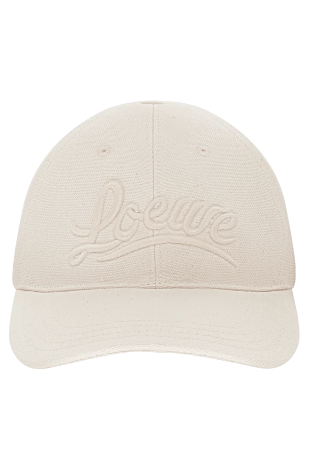 Loewe woman white cotton cap for women 175251 - photo 1