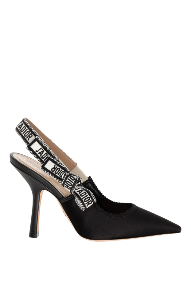 Dior женские туфли из текстиля и кожи черные женские купить с ценами и фото 175272 - фото 1