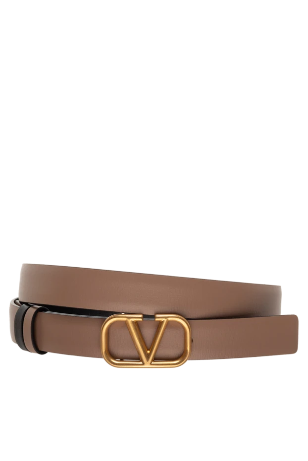 Valentino woman beige leather belt for women buy with prices and photos 175290 - photo 1