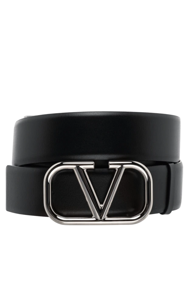 Valentino black genuine leather belt for men 175291 - photo 1