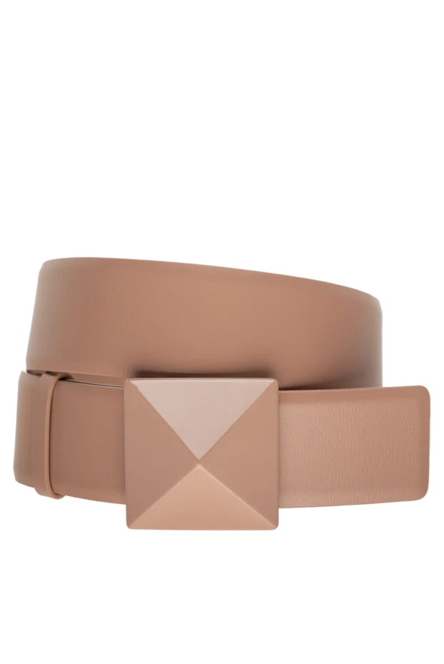 Valentino woman beige leather belt for women buy with prices and photos 175294 - photo 1