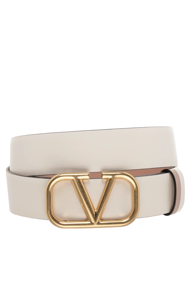 Valentino white leather belt for women 175295 - photo 1