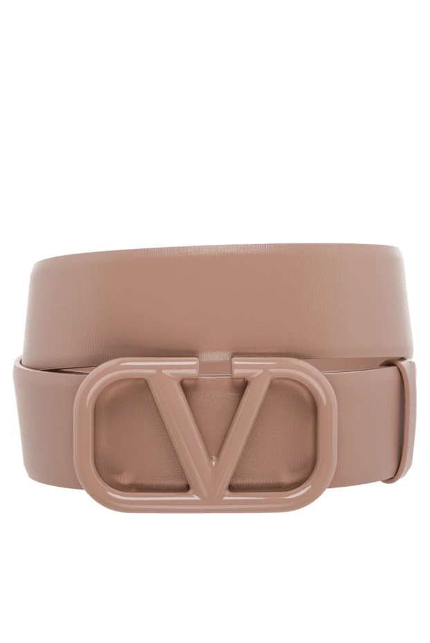 Valentino woman beige leather belt for women buy with prices and photos 175296 - photo 1