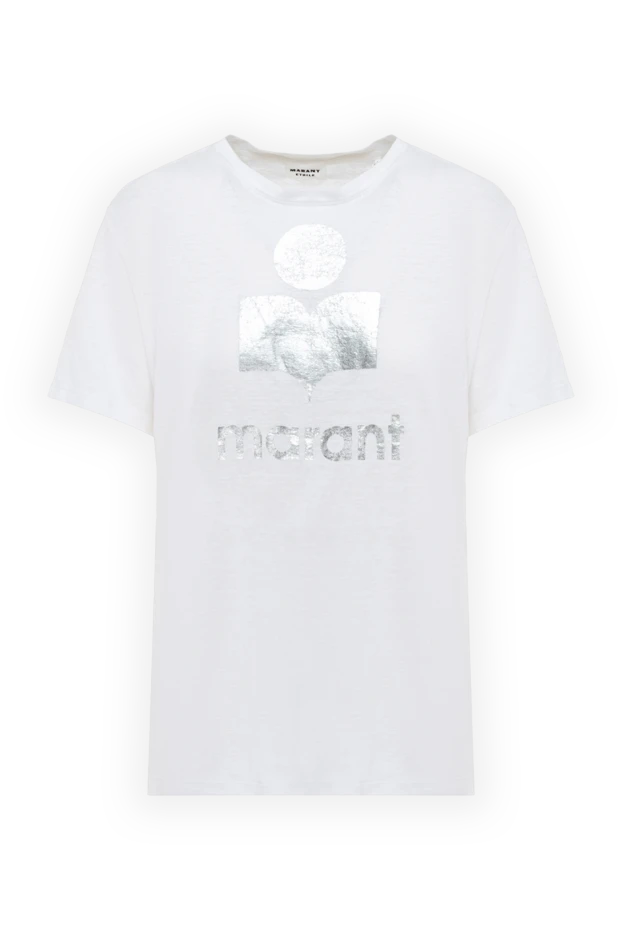 White linen T-shirt for women