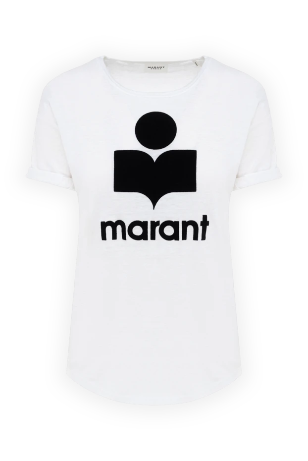 Isabel Marant woman white linen t-shirt for women buy with prices and photos 175304 - photo 1